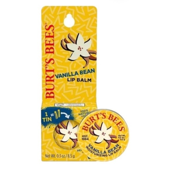 burts bees Other - Burt's Bees Vanilla Bean Lip Balm Tin 0.3 oz